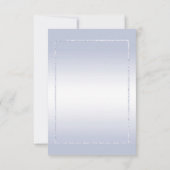 Sapphire Gem & Glitter 45th Wedding RSVP (Achterkant)