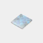 Sapphire Gemstone & Gold Moroccan Tegel Pattern Post-it® Notes (Schuin)