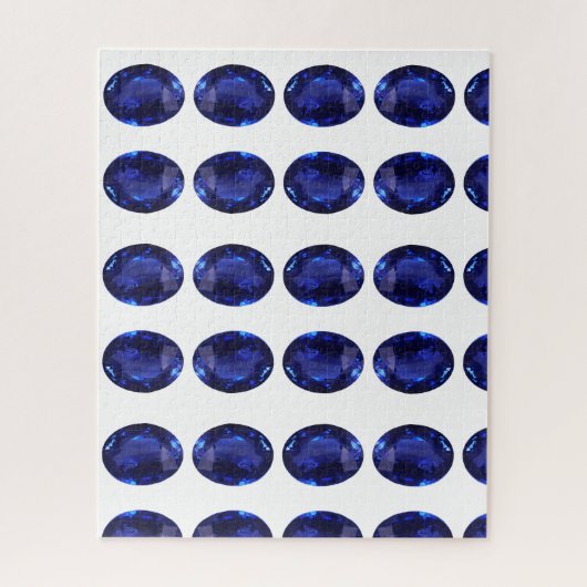 Sapphire Gemstone Legpuzzel (Verticaal)