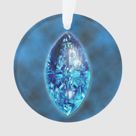 Sapphire Gemstone Ornament (voorkant)