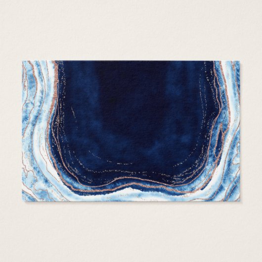 Sapphire Geode Agate Website RSVP Insérer des cart (Dos)