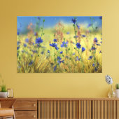 Sapphire & Gold Canvas afdrukken (Insitu (Woonkamer))