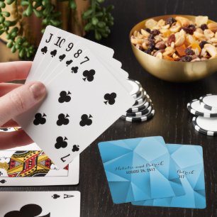 Sapphire Jewel Tones Weddenschappen Woonspeelkaart Pokerkaarten