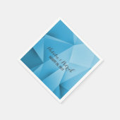 Sapphire Jewel Tones Wedding Paper Napkins Servetten (Hoek)