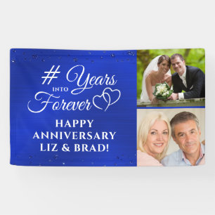 Sapphire Jubileum Hart JAREN IN FOREVER Spandoek