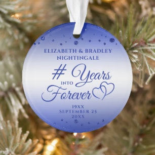 Sapphire Jubileum YARS IN FOREVER Photo Ornament