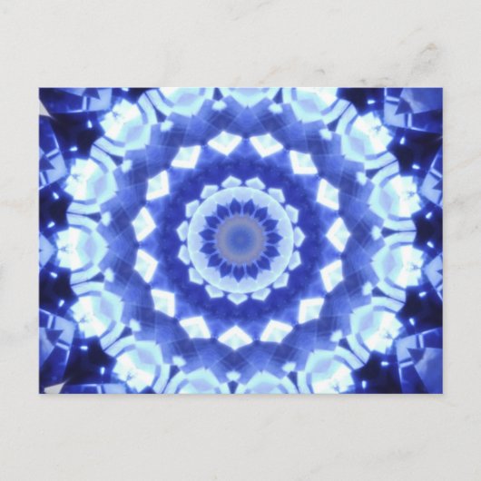 Sapphire Kaleidoscope Briefkaart (Voorkant)
