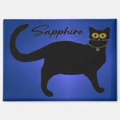 Sapphire Kitty Magnet (Recto)