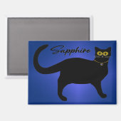 Sapphire Kitty Magnet (Recto/Verso)