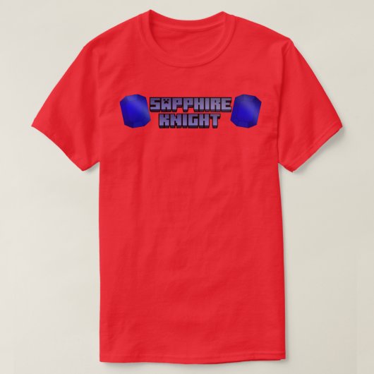 Sapphire Knight Merch T-shirt (Design voorkant)