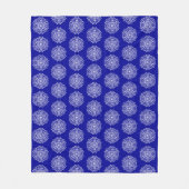 Sapphire Mandala Fleece Deken (Voorkant)