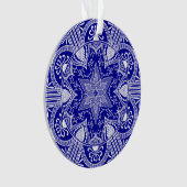 Sapphire Mandala Ornament (voorkant)