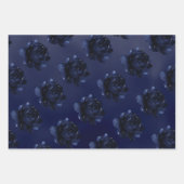 Sapphire Peony Wedding Inpakpapier Vel (Voorkant)