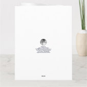 Sapphire Personalized 65th Anniversary Card Kaart (Achterkant)