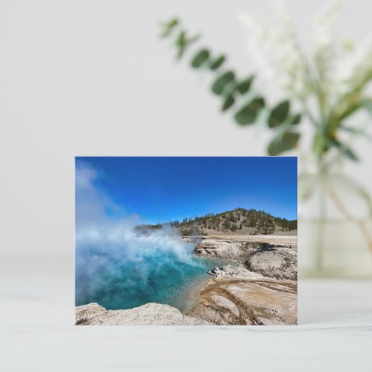 Sapphire Pool Parc national Yellowstone Carte post (Debout devant)