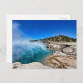 Sapphire Pool Parc national Yellowstone Carte post (Devant / Derrière)