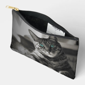 Sapphire Soul Stille Blik Kat Kunst Ritssluiting A Etui