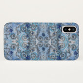 Sapphire Swirls design sur un coque iphone (Dos (Horizontal))