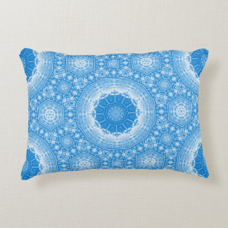 Sapphire Symmetry Majestic Azure Medallion Accent Kussen