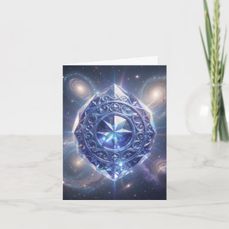 Sapphire – The Stone of Truth and Wisdom´4 Feestdagen Kaart