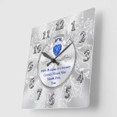 Sapphire Thématique, Cadeaux du 45 ans, Horloge (Angle)