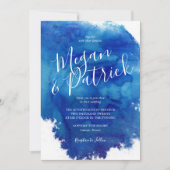 Sapphire Tide Faire-part de mariage (Devant)