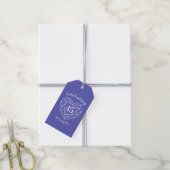 Sapphire trouwdag 45e hart cadeau labels cadeaulabel (Met Touw)