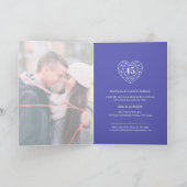 Sapphire viert 45 jaar 45ste verjaardag (Binnen)