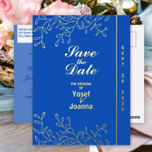 Sapphire Wedding Folie Save the Date