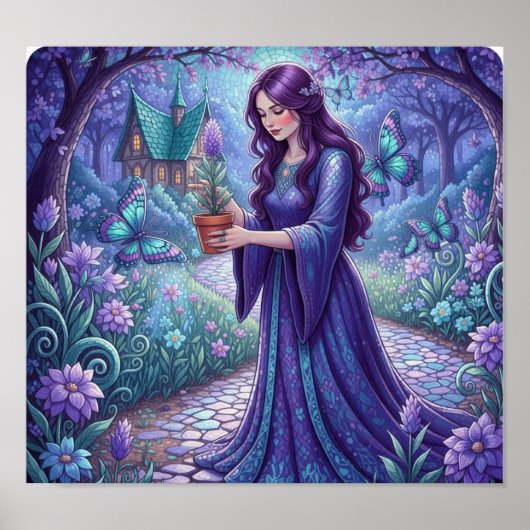 SapphireButterFly2 Poster (Voorkant)