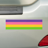 Sapphische Pride-vlag Bumpersticker (Op auto)