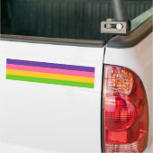 Sapphische Pride-vlag Bumpersticker (Op Truck)