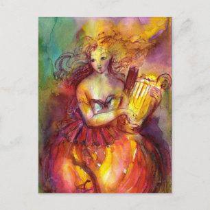 SAPPHO, DANCE MUSIC EN POETRY UITNODIGING BRIEFKAART