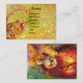 SAPPHO DANCE, MUZIEK, POETRY Magic Butterfly Plant Visitekaartje (Voorkant / Achterkant)