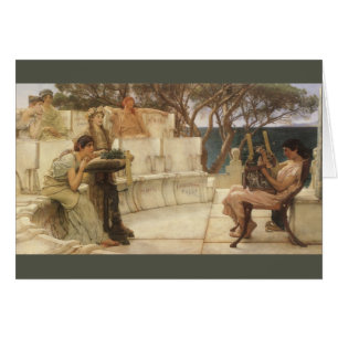 Sappho en Alcaeus door Sir Lawrence Alma Tadema