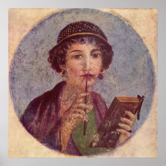 Sappho of Pompeii Poster (Voorkant)