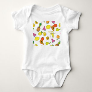 Sappig fruit, naadloos patroon. romper