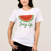 sappig leven Tri-Blend shirt (Voorkant)