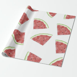 Sappig zomerfruit watermeloen patroon cadeaupapier