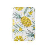 Sappige ananas: helder  motief. badmat (Voorkant Verticaal)