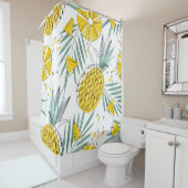 Sappige ananas: helder  motief. douchegordijn (In situ)