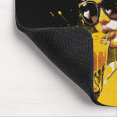 Sappige ananas Lady Mousepad Muismat (Hoek)