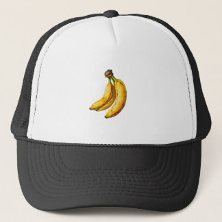 Sappige Banaan Aquarel Kunst Trucker Pet