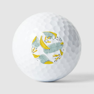 Sappige Bananen Helder Patroon Golfballen