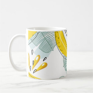 Sappige Bananen Helder  Patroon Koffiemok