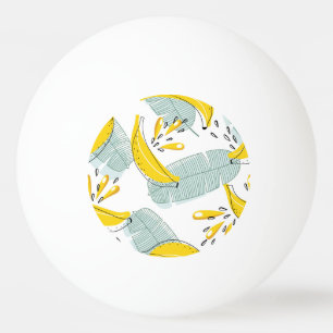 Sappige Bananen Helder Patroon Pingpongballen