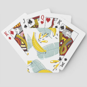 Sappige Bananen Helder Patroon Pokerkaarten