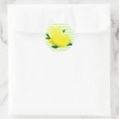 Sappige citroenen Stickers (Tas)