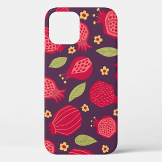 Sappige granaatappels: illustratie. iPhone 12 hoesje