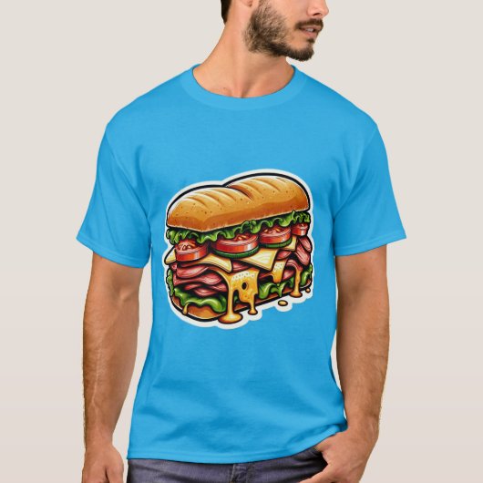 SAPPIGE ROAST BEEF SANDWICH 6 T-SHIRT (Voorkant)
